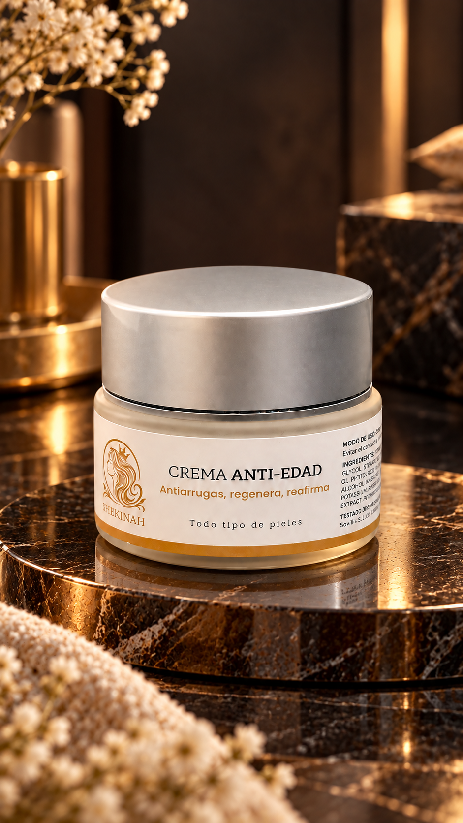 SHEKINAH · Crema Reafirmante Anti-Edad